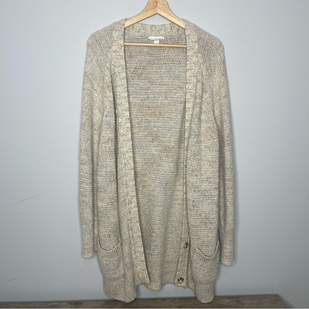 New York & Company Cardigan with Buttons and Pockets (Large)